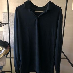 Nike Golf dri fit long sleeve pole size large